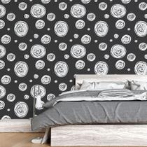 Papel de Parede Adesivo Poá Moderno N015105 0,58x2,50M