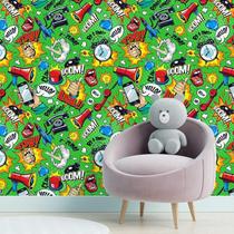 Papel de Parede Adesivo Pop Art Quadrinhos N05010 0,58X2,5M Papel de Parede Adesivo Pop Art Quadrinhos N05010 0,58X2,5M