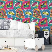Papel de Parede Adesivo Pop Art Quadrinhos N05011 RL 0,58x3M Papel de Parede Adesivo Pop Art Quadrinhos N05011 RL 0,58x3M
