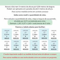 Papel de Parede Adesivo Preto e Branco 0203 0,58x2,5M