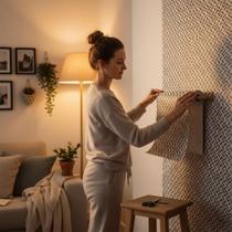 Papel de Parede Adesivo PVC Estampa Zig Zag 5 Metros Revestimento Decorativo Residencial Papel de Parede Adesivo PVC Estampa Zig Zag 5 Metros Revestimento Decorativo Residencial