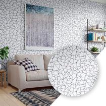 Papel De Parede Adesivo Pvc Ladrilho Mosaico 05 Metros