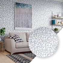Papel De Parede Adesivo Pvc Ladrilho Mosaico Com 05 Metros
