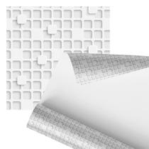 Papel De Parede Adesivo Quadrado Abstrato Minimalista 2,80M
