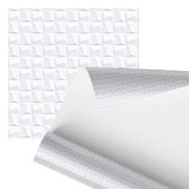 Papel De Parede Adesivo Quadrado Relevo 3D Minimalista 2,80M Papel De Parede Adesivo Quadrado Relevo 3D Minimalista 2,80M