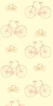 Papel De Parede Adesivo Quarto Menina Bicicleta CL 04
