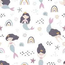 Papel de Parede Adesivo Raposinha Aquarela Bosque Infantil Bebê Delicado Fofo Moderno Quarto