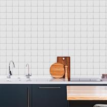 Papel de Parede Adesivo - Revestimento Branco - 908ppz