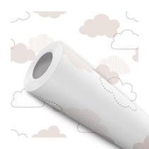 Papel de Parede Adesivo Rosa Efeito Tecido Linho Moderno Quarto Sala de Estar