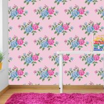 Papel de Parede Adesivo - Rosas Mistas - 047ppf