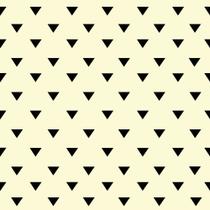 Papel de Parede Adesivo Sala Geométrico Fundo Amarelo Claro Com Triângulos Pretos 2d 3m Papel de Parede Adesivo Sala Geométrico Fundo Amarelo Claro Com Triângulos Pretos 2d 3m