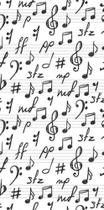 Papel De Parede Adesivo Sala Quarto Notas Musical CL 24