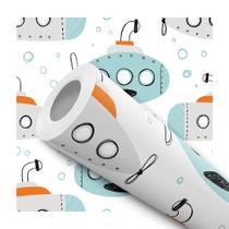 Papel de Parede Adesivo Submarino Infantil Bebê Quarto