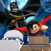 Papel de Parede Adesivo, Superman e Batman Lego Papel de Parede Adesivo, Superman e Batman Lego
