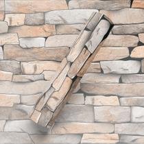 Papel de Parede Adesivo Tema Canjiquinha Pedra Rustica