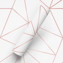 Papel de Parede Adesivo Tema Classic Zara Rose Gold