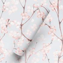 Papel de Parede Adesivo Tema Floral Amendoira Sala E Quarto Papel de Parede Adesivo Tema Floral Amendoira Sala E Quarto