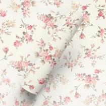 Papel de Parede Adesivo Tema Rosas Fundo Bege Para Cozinha Papel de Parede Adesivo Tema Rosas Fundo Bege Para Cozinha