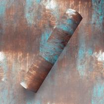Papel de Parede Adesivo Terra Aço Corten Ferro Sala Quarto