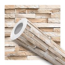 Papel de Parede Adesivo Tijolinho Canjiquinha Bege Pedra Moderno Quarto Sala de Estar Papel de Parede Adesivo Tijolinho Canjiquinha Bege Pedra Moderno Quarto Sala de Estar