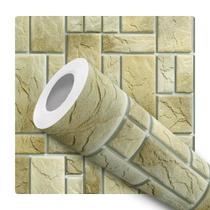 Papel de Parede Adesivo Tons Azul Aquarela Geométrico Moderno