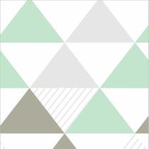 Papel De Parede Adesivo Triâgulos 11135 0,58X3,00M