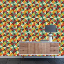 Papel de Parede Adesivo - Triângulos - 930ppa Papel de Parede Adesivo - Triângulos - 930ppa