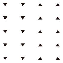 Papel De Parede Adesivo Triângulos Preto E Branco Sala Quarto 12m