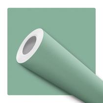 Papel de Parede Adesivo Verde Suave Decoração Moderna Quarto Sala de Estar Escritório