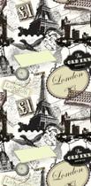 Papel De Parede Adesivo Viagens Retro Vintage CL 23