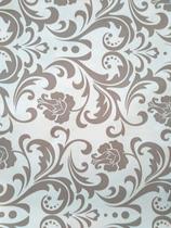Papel De Parede Adesivo Vinílico Arabesco 45 Cm X 10 Metros