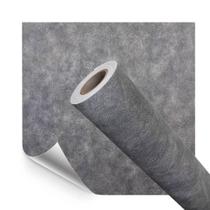 Papel de Parede Adesivo Vinilico Decor Premium Cimento Queimado Cinza Médio 500x60cm Papel de Parede Adesivo Vinilico Decor Premium Cimento Queimado Cinza Médio 500x60cm