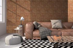 Papel De Parede Adesivo Vinílico Tijolinho Tijolo Colonial 45 Cm X 10 Mts Papel De Parede Adesivo Vinílico Tijolinho Tijolo Colonial 45 Cm X 10 Mts