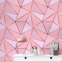 Papel De Parede Adesivo Zara Tons de Rosa Com Rosê Gold Papel De Parede Adesivo Zara Tons de Rosa Com Rosê Gold