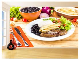 Papel De Parede Alimentos Feijoada Prato Arroz 3,5M Al312