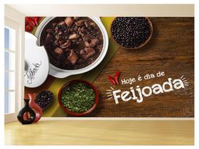 Papel De Parede Alimentos Feijoada Prato Arroz 3,5M Al321