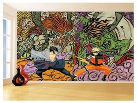 Papel De Parede Anime Naruto Mangá Desenho Art 3,5M Nrt27