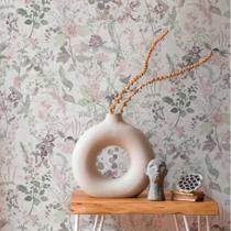 Papel de Parede Antigua Floral Branco 388251AG Papel de Parede Antigua Floral Branco 388251AG