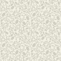 Papel de parede arabesco floral bege