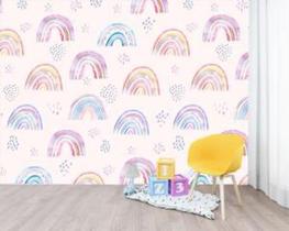 Papel De Parede Arco Iris Mod02 60X150Cm