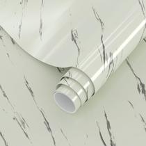 Papel de parede Armpest Ivory White Smooth Marble Granite Vinil