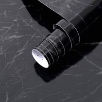 Papel de parede Arthome Black Marble 60x508cm autoadesivo