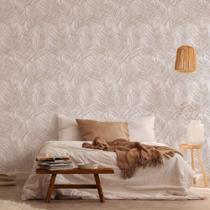 Papel de Parede Attractive 2 Folhagem Bege 390383