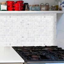 Papel de Parede Auto Adesivo Lavável Pastilha Pa0035 Branca Papel de Parede Auto Adesivo Lavável Pastilha Pa0035 Branca