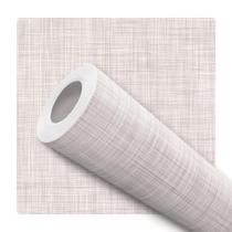Papel De Parede Auto Adesivo Linho Bege Claro Elegante Quarto Sala
