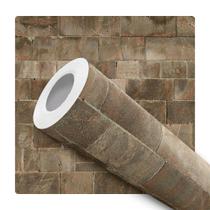 Papel De Parede Auto Adesivo Tijolo De Pedra Envelhecido Vintage Elegante Marrom Bege Quarto Sala Hall De Entrada Papel De Parede Auto Adesivo Tijolo De Pedra Envelhecido Vintage Elegante Marrom Bege Quarto Sala Hall De Entrada