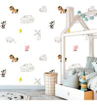 Papel De Parede Autoadesivo Baby Fazendinha Papel De Parede Autoadesivo Baby Fazendinha