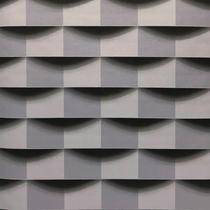 Papel de parede autoadesivo cinza 3D 5 metros
