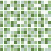 Papel de Parede Autoadesivo Vinílico Reforma Azulejo Pastilha Verde Cozinha Banheiro