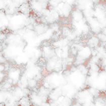 Papel de Parede Autoadesivo Vinilico Reforma Mármore Branco Rose Gold Moderno Bancada Cozinha Revestimento Banheiro Lavabo